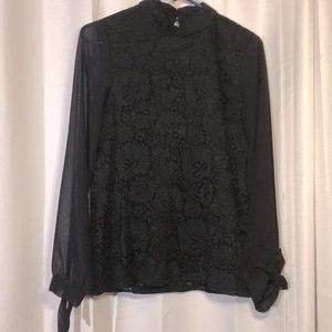 Black Lace Top